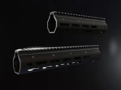 HK416 Carbon Fiber Lancer Handguard Low-poly 3D model