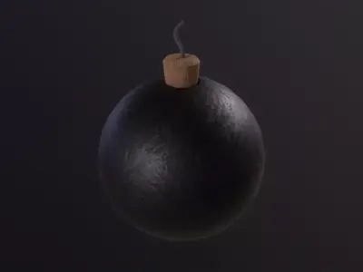 Bomb Ball 3D Model Low-poly 3D model