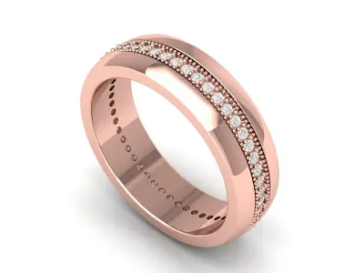 Wedding Ring 3D print model 63