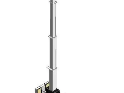 Light Tower 3D model-28 Low-poly 3D model