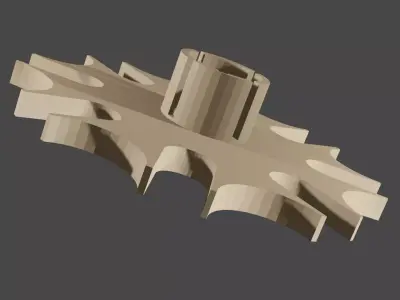 Geneva Wheel 3D model