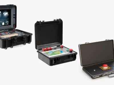 Nuclear Briefcases Collection 3D model