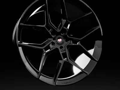 Vossen Wheels - Evo 4 Low-poly 3D model