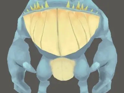 Water Creature Low-poly 3D model