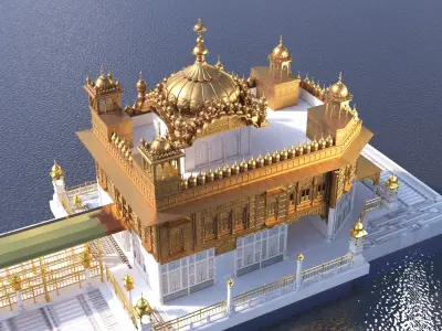  The Golden Temple Inner Sanctum - Divine Serenity 