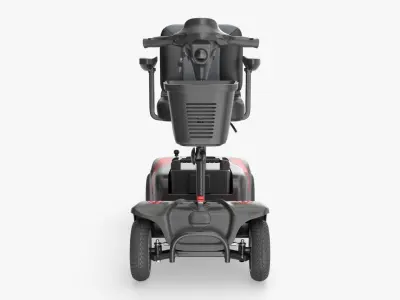 Medical four wheel power scooter 3D model