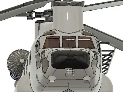 CH-47 Chinnok 3D print model