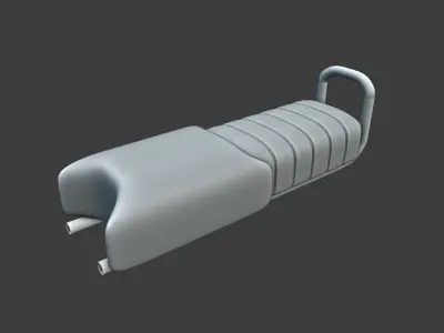 Bike Seat Low-poly 3D model