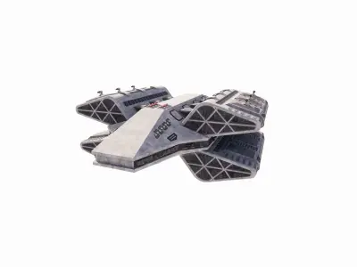 Spaceship-spacecraft-4 3D model