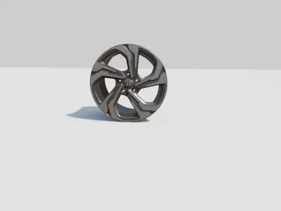 Honda Rims low poly Low-poly 3D model