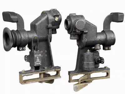 RPG 7 Sight PGO-7 Scope  Low-poly 3D model