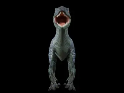 Raptor Low-poly 3D model buy
