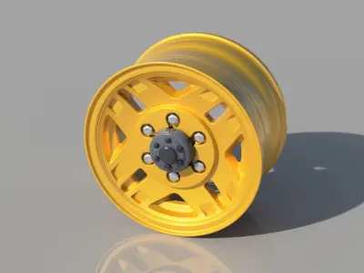 Toyota 4runner rim 3D model