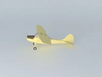 Cessna Bird Dog Free 3D model