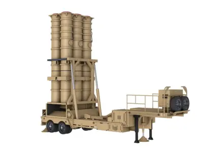 Israel  Arrow   Anti Ballistic Missile 3D model