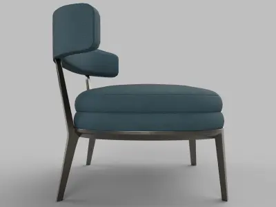 chair dining Low-poly 3D model