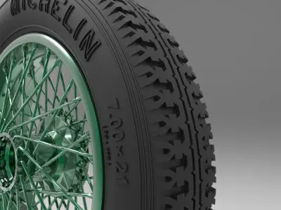 Wheel Bentley 4 5 Litre Blower  3D model
