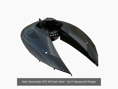 10 Alien Spaceship UFO I Collection - Sci Fi Spacecraft Design 3D Model Pack
