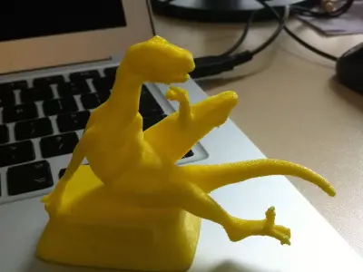 Philosoraptor statue of t - rex Free 3D print model
