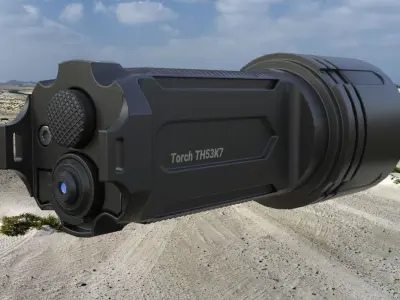 Torch Military Vray 3D model