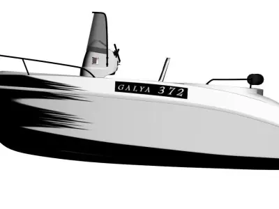 X-Large Endeavour Model Boat 3D 3D model