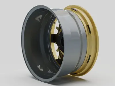 rims bean wheel auto moto garage tuning  3D model