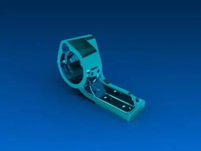 Bracket Pump Mechine MIlling 3D model