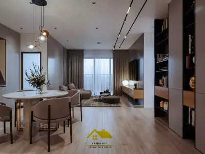 Living room 1- VN house Free 3D model