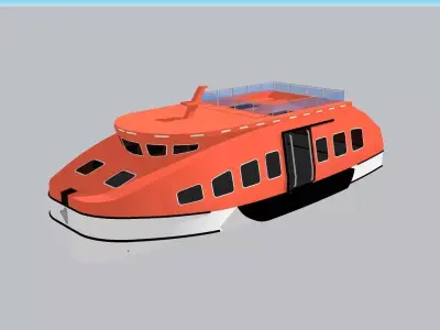Lifeboat PEL-14 3D model