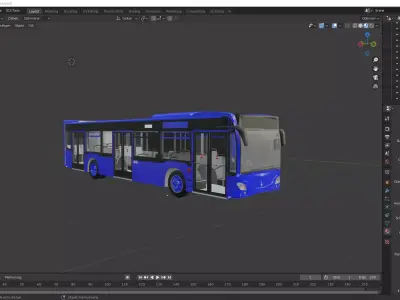 Citaro with interior 3D model