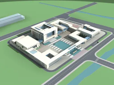 Office Building 3D model 18