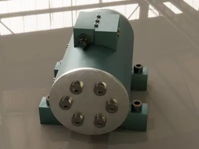 Rotary Actuator Free 3D model