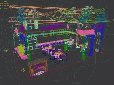 Exhibition - Area - 6X9-3DMAX2009-02 3D model