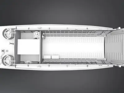 LCVP Scale model 3D print model