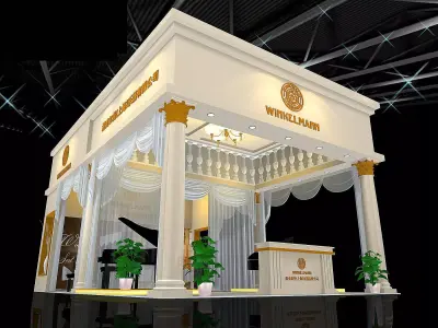 Exhibition - Area - 9X6-3DMAX2009-085 3D model