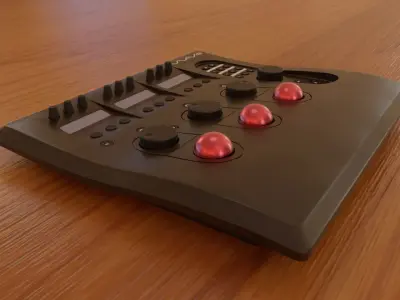 DI Color Grading Machine - Tangent Wave Panel  Low-poly 3D model