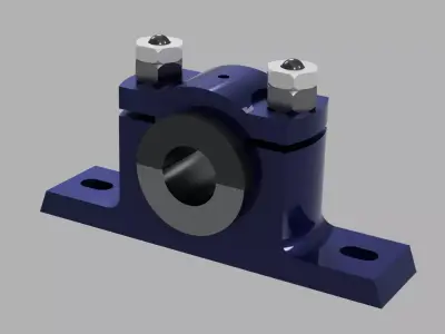 Plummer block 3D model purchase