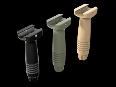 Knights Armament Forward Grip Vertical Grip Low-poly 3D model