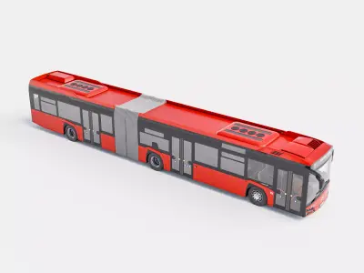 Solaris Urbino 18 IV bus 3D model