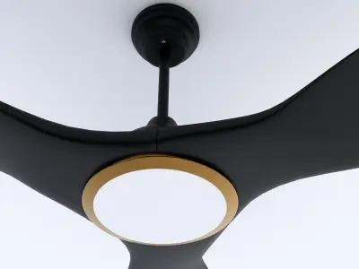 Ceiling Fan 3D model Low-poly 3D model