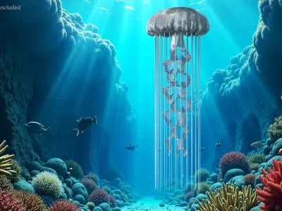  Ghostly White Jellyfish 