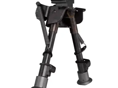 Harris S-BRMP Bipod Low-poly 3D model