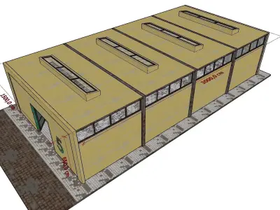 ABANDONED WAREHOUSE 2 3D model