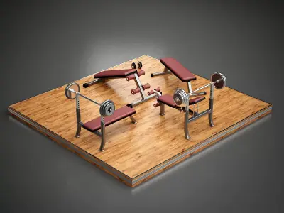 Gym Equipment I 3D model