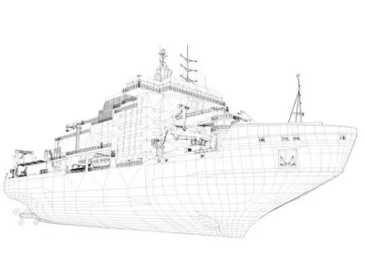 Icebreaker 3D model
