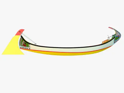 Moliceiro boat 3D model