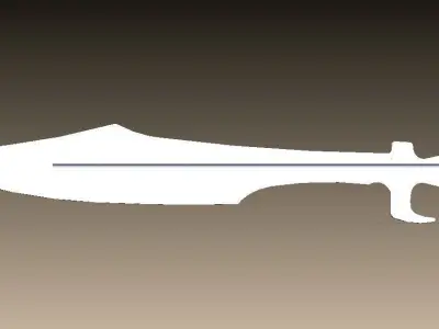 Leonid Sword Sparta Spartan King 300 Spartans Weapon Melee 3D model