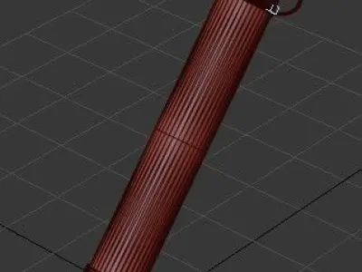 SDS Water Filter Straw 3D model