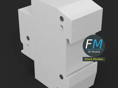 Residual current device 3D model