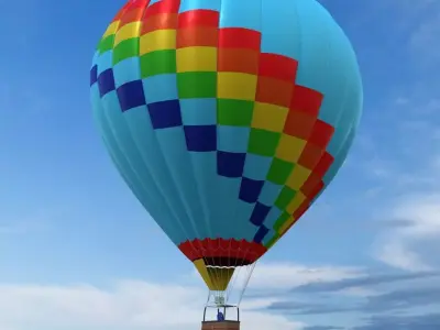 HOT AIR BALLOON 3D model 20